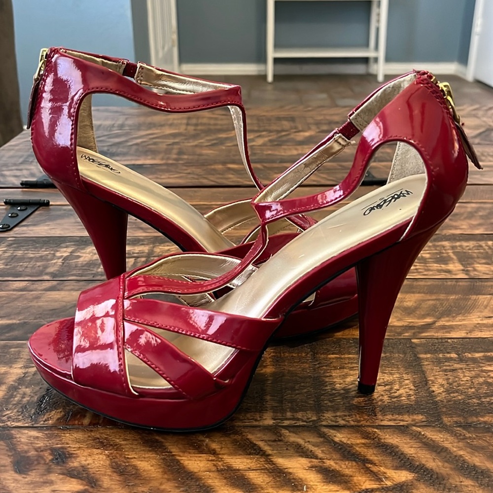 Massimo red high heel